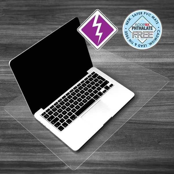 Anti-Static Vinyl Rectangular Desk Pad - 20
